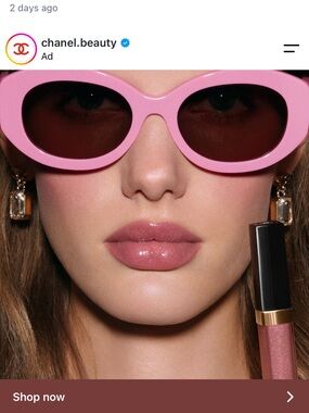 Chanel Oval sunglasses.